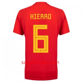 Spanien Fodboldtrøjer Hierro 6 Hjemmebanesæt VM 2018